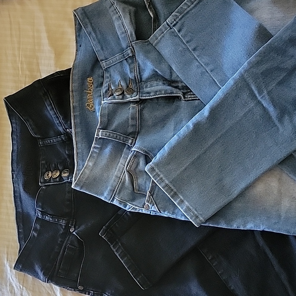 2 Pair Bamboo Stretchy Jeans